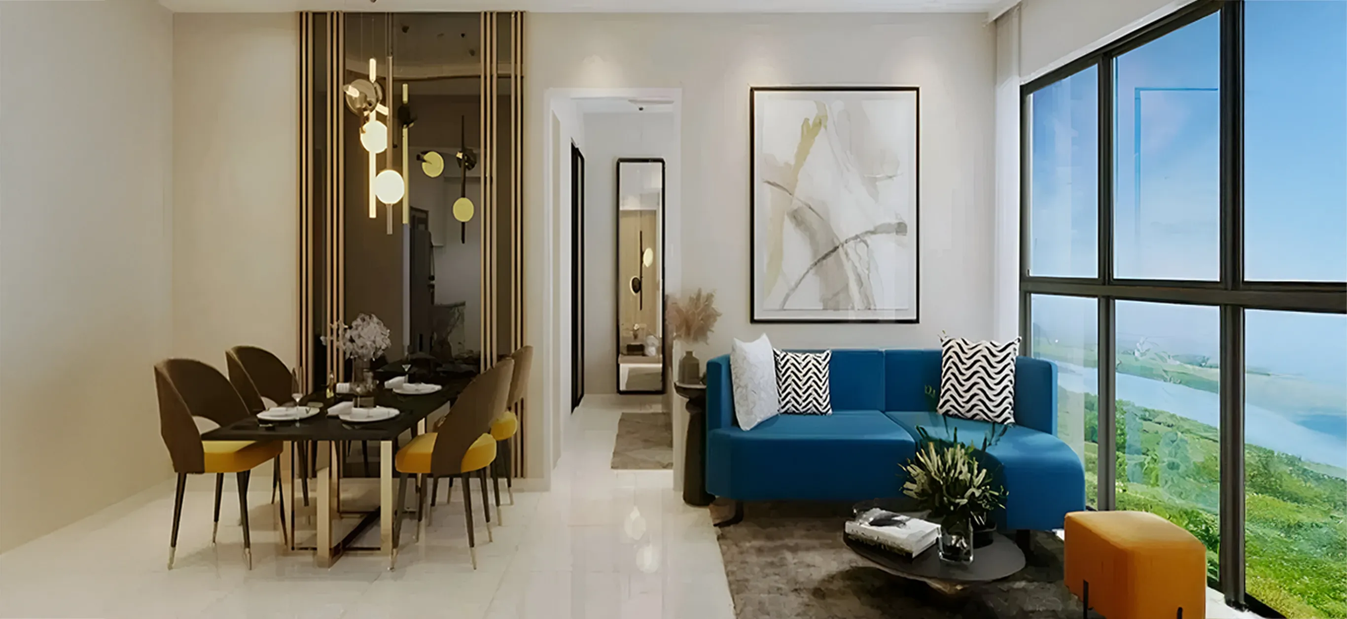 Exterior view of Lodha Crown property